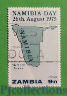 S503 - ZAMBIA 1975 "NAMIBIA DAY" 9n USATO - USED - Zambia (1965-...)