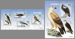 CENTRAL AFRICAN 2023 MNH Birds Of Prey Greifvögel Raubvögel Rapaces M/S+S/S - OFFICIAL ISSUE - DHQ2340 - Aigles & Rapaces Diurnes
