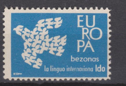 Ido International Language 1961 Europa CEPT MNH ~ Cinderella - 1961