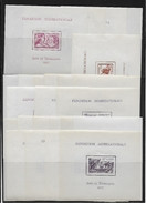 1937 - SERIE COMPLETE 24 BLOCS "EXPOSITION INTERNATIONALE 1937" MNH ** (GUADELOUPE * MH) - COTE YVERT = 626 EUR. - 1937 Exposition Internationale De Paris