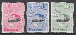 HERM Island 1963 Europa CEPT MNH Set ~ Ships - 1963