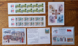 Principauté De Monaco 2 Carnets De Timbres Neufs + Documents + 1 Er Jour - Collections, Lots & Séries