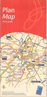 STIB (SOCIÉTÉ DES TRANSPORTS INTERCOMMUNAUX DE BRUXELLES) - PLAN - 2008. - Europe