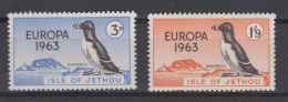 Isle Of JETHOU 1963 Europa CEPT MNH Set ~ Puffin - 1963