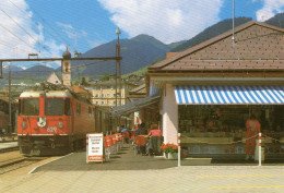 CPM - L - SUISSE - GRISONS - DISENTIS - BAHNHOFFBUFFET - KIOSK - Disentis/Mustér