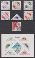 LUNDY 1961 Europa CEPT Overprinted MNH Perf Set + Imperf S/s ~ Triangles - 1961