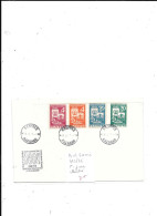 BULGARIE N° 473/76 OBL 1ER JOUR ILLUSTRE - FDC