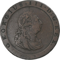 Grande-Bretagne, George III, Penny, 1797, TTB, Cuivre, KM:618 - C. 1 Penny