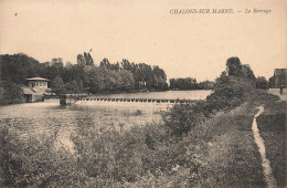 Châlons Sur Marne * Vue Sur Le Barrage * Chemin - Châlons-sur-Marne