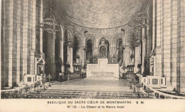 PHOTOGRAPHIE - Basilique Du Sacré Cœur De Montmartre - Le Chœur Et Le Maitre Autel - Carte Postale Ancienne - Photographie