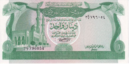 BILLETE DE LIBIA DE 1 DINAR DEL AÑO 1981 SIN CIRCULAR (UNC) (BANKNOTE) - Libië