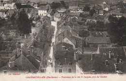 Chateauvillain (52 - Haute Marne)  Panorama De La Rue St Jacques , Pris Du Clocher - Chateauvillain