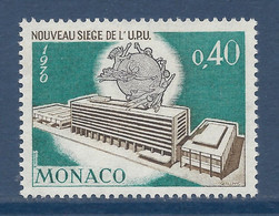 Monaco - YT N° 827 ** - Neuf Sans Charnière - 1970 - Neufs