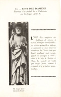 PHOTOGRAPHIE - Beau Dieu D'Amiens - Trumeau D'un Portail De La Cathédrale - Carte Postale Ancienne - Photographie
