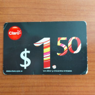 El Salvador - Claro - Black Card $1.50 - Salvador