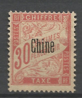 CHINE TAXE N° 5 NEUF*  CHARNIERE / Hinge  / MH - Ungebraucht