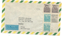 205 - 24 - Lettre Envoyée De Sao Paulo En Suisse - Covers & Documents