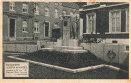 PHOTOGRAPHIE - Monument Joseph Wauters - Carte Postale Ancienne - Photographie