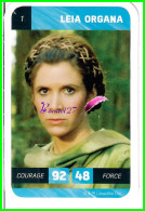 Carte Leclerc " STAR WARS " 2018 - N° 1 LEIA ORGANA - Star Wars