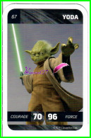 Carte Leclerc " STAR WARS " 2018 - N° 67 YODA - Star Wars