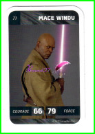 Carte Leclerc " STAR WARS " 2018 - N° 71 MACE WINDU - Star Wars