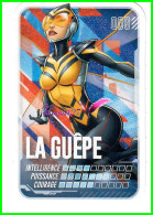 Carte Leclerc " MARVEL " 2022 - N° 9 LA GUÊPE Brillante - Marvel