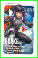 Carte Leclerc " MARVEL " 2022 - N° 20 QUAKE - Marvel