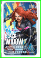 Carte Leclerc " MARVEL " 2022 - N° 60 BLACK WIDOW - Marvel