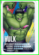 Carte Leclerc " MARVEL " 2022 - N° 74 HULK - Marvel