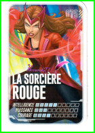 Carte Leclerc " MARVEL " 2022 - N° 75 LA SORCIERE ROUGE - Marvel