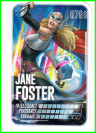 Carte Leclerc " MARVEL " 2022 - N° 78 JANE FOSTER - Marvel