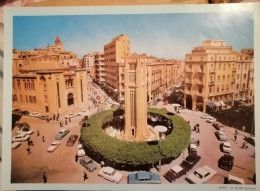 Lebanon  Liban Old Paper Callander Periode 60  Large 30x21   BEIRUT EL NIJME SQUARE - Tamaño Grande : 1971-80