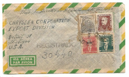 205 - 38 - Enveloppe Envoyée De Rio Aux USA  1955 - Storia Postale