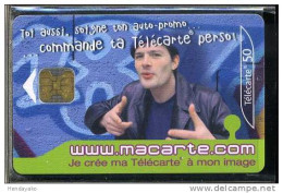 F1179B  10/2001 MACARTE.COM BLEUE.TELECARTE PERSO  50 OB2 - 2001