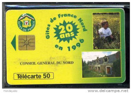 F0659  06/1996 GITES DE FRANCE NORD  50 GEM - 1996