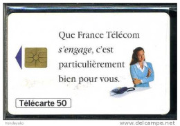 F0611  12/1995 QUE FRANCE TELECOM S’ENGAGE   50 GEM - 1995