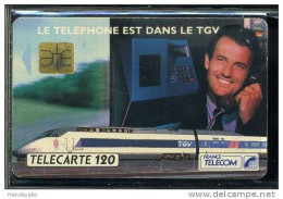 F0274A  04/1992 TELEPHONE DANS LE TGV  120 SO3 - 1992