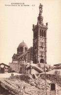 FRANCE - Marseille -Notre Dame De La Garde - ZZ - Carte Postale Ancienne - Notre-Dame De La Garde, Funicular Y Virgen