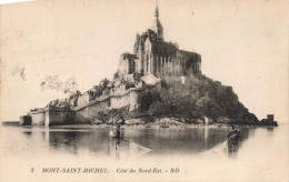 FRANCE - Le Mont Saint Michel - Côté Du Nord Est - Carte Postale Ancienne - Le Mont Saint Michel