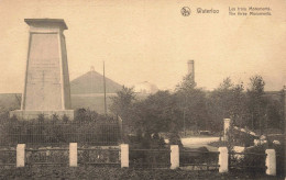 BELGIQUE - Waterloo - Les Trois Monuments - Carte Postale Ancienne - Waterloo