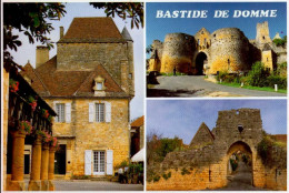 DOMME    ( DORDOGNE )   LA MAISON DES GOUVERNEURS ET SON ELEGANTE TOURELLE . LA PORTE DES TOURS  . . . - Domme