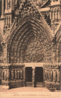 FRANCE - Reims - La Cathédrale - Porche Central - Carte Postale Ancienne - Reims