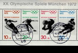 Bund Block 06 Olympische Spiele Verschiedene Tagesstempel Used Gestempelt  Tagesstempel - 1959-1980