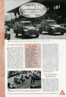 CITROËN 2 CV De 1948 - Double Fiche Technique De La Collection Hachette : Un Siècle D'automobile. - Voitures