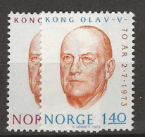 1973 MNH Norway, Mi 664-65 Postfris** - Neufs