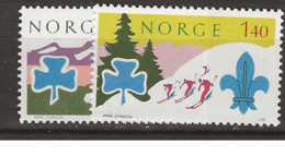 1975 MNH Norway, Mi 705-06 Postfris** - Neufs