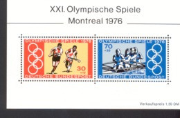 Bund Block 12 Olympische Sommerspiele 5 Stück / Items Neuf ** MNH Postfrisch - 1959-1980