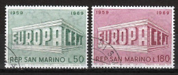 San Marino   Europa Cept 1969 Gestempeld - 1969