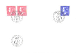 Sweden:FDC, Utgivningsdagen, King, 1977 - Briefe U. Dokumente