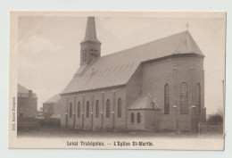 1900 -CP De LEVAL-TRAHEGNIES - BINCHE - L' EGLISE SAINT-MARTIN - Voir Les 2 Scans ! - Binche